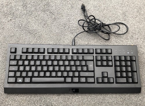 Razer Black Cynosa Lite Backlit Membrane Gaming Keyboard - Tested & Working