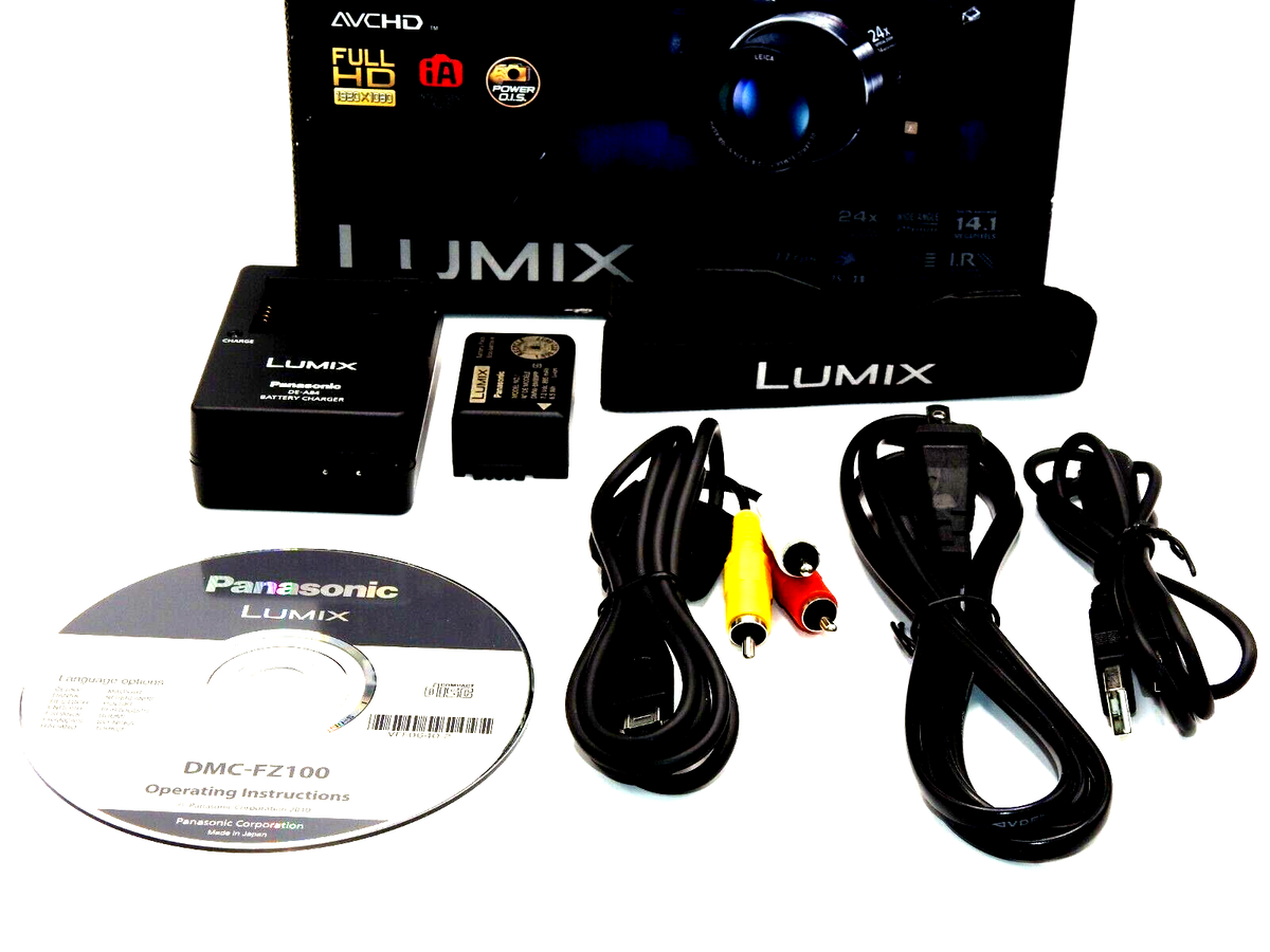 Panasonic LUMIX FZ100 14.1MP Digital Camera - Black for sale Panasonic LUMIX FZ100 14.1MP Digital Camera - Black for sale