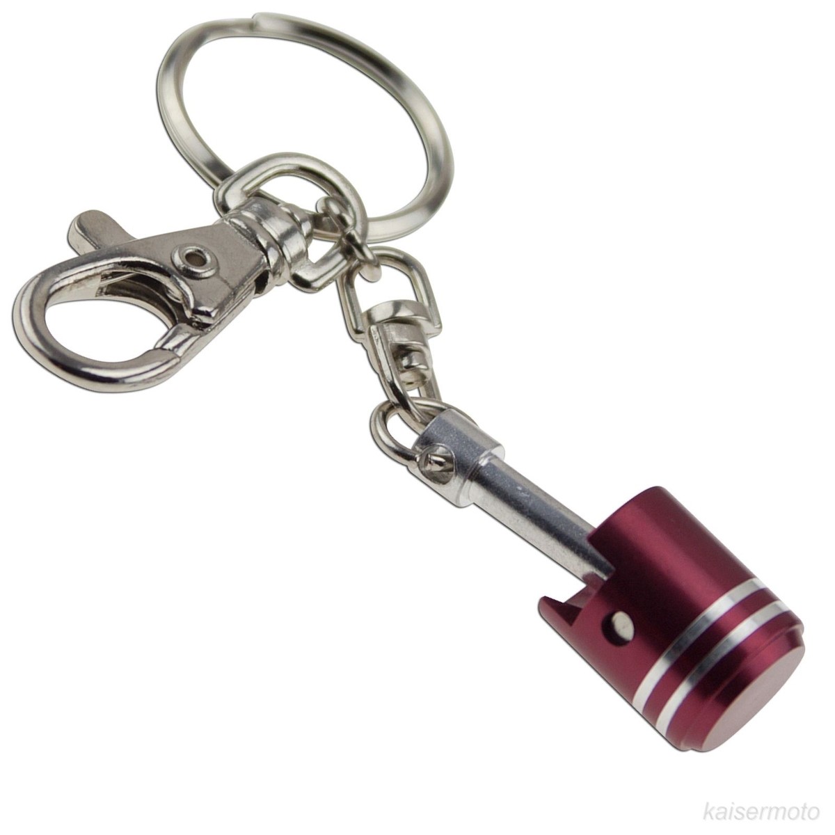 GSXR YZF CBR ZX Ninja CNC Mini Engine Piston Key Chain Ring Holder