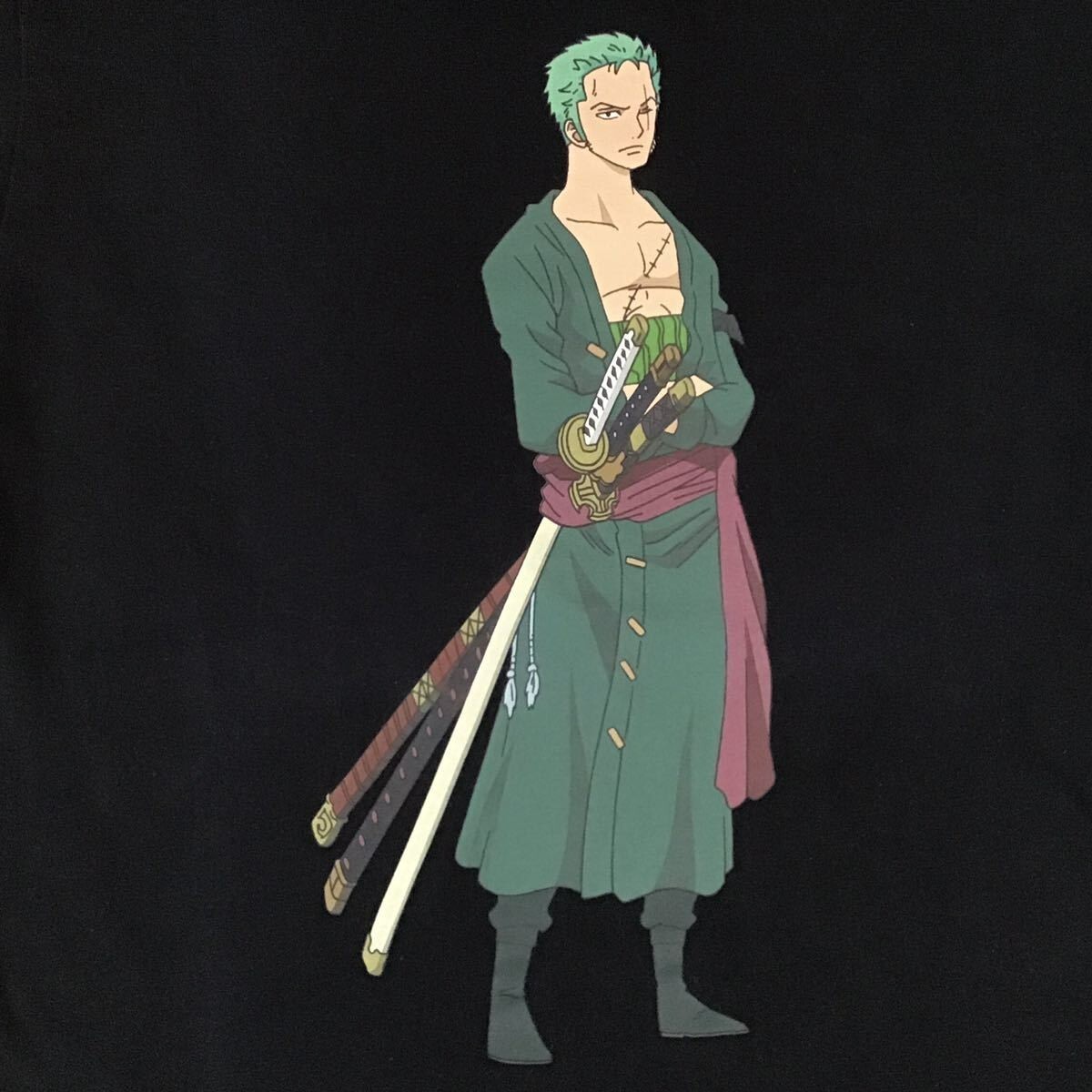 A BATHING APE BAPE ONE PIECE ゾロ　tシャツ L Pirate Store Limited BAPE × one piece Zoro T-shirt Black A