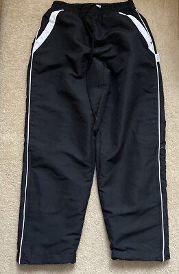 SWI School Wear S-tecX schwarz weiß Tasche Sporthose Reißverschluss Knöchel Gr. 24