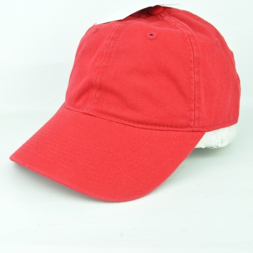 Classic Dad Hat Bright Red Blank Plain 