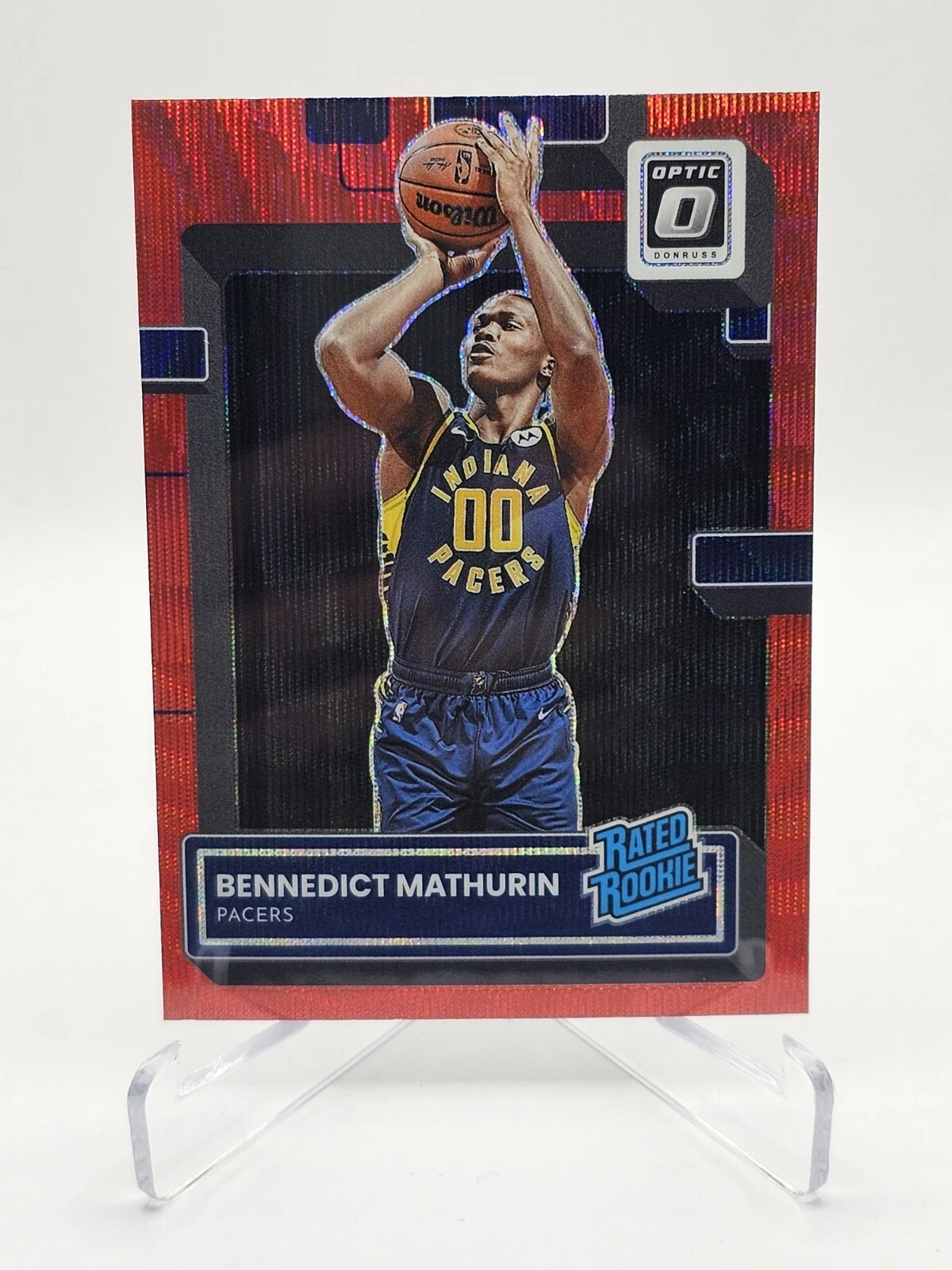 2022-23 Donruss Optic Red Wave #209 Bennedict Mathurin RR RC