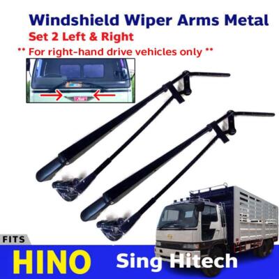Windshield Wiper Rhd For Hino Sing Hitech Truck Front Windshield Wiper Arm Metal LH+RH 2 PCS ...