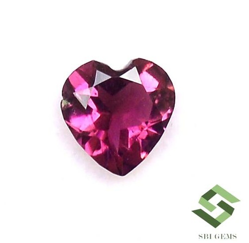 Natural Pink Tourmaline Heart Shape Cut 5x5 mm 0.39 CTS Faceted Loose Gemstone - 第 1/6 張圖片