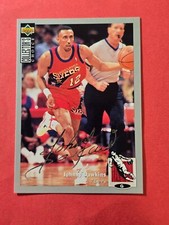 1994-95 Collector's Choice Silver Signature #12 Johnny Dawkins, cd1