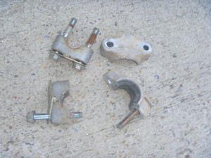 OEM FACTORY 86-04 Kawasaki KLF300 KLF300-B9 Bayou Handlebar Handle Bar Clamps