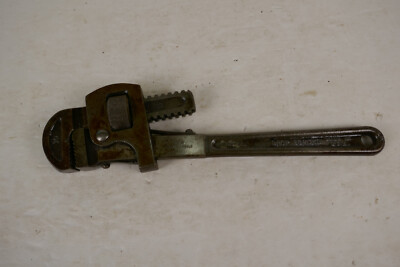 Vintage Dunlap  10  Adjustable Pipe Wrench Nice Condition