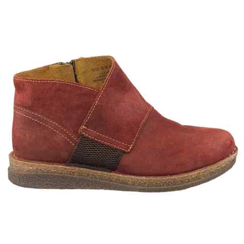 Born Women's Tora Dark Red Suede Ankle Boot Size … - image 1