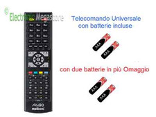 TELECOMANDO UNIVERSALE COMPATIBILE PER TV MIVAR X1 X2 X3 X4 Y1 BATTERIE INCLUSE