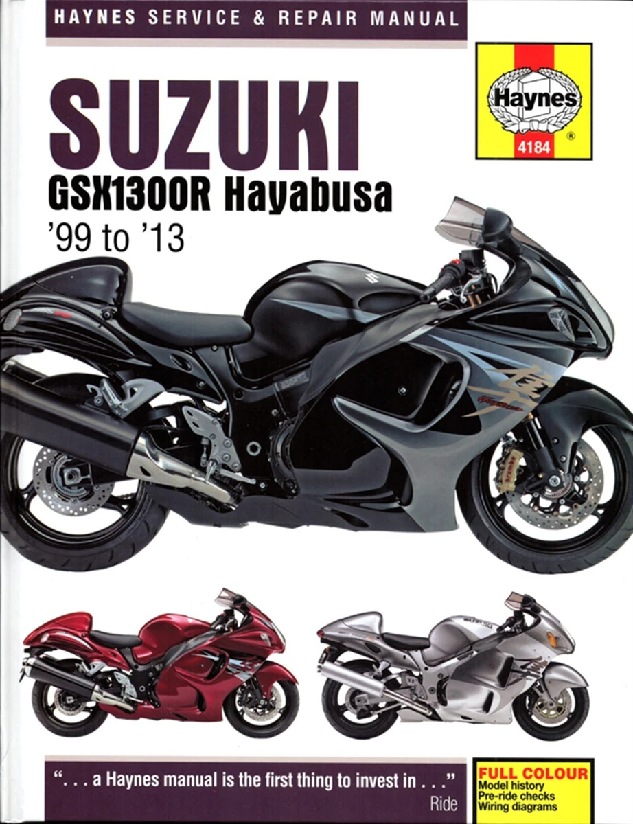 ハヤブサ　GSX1300R 逆車　K8 サービスマニュアル Preços baixos em Manuais e literatura de reparo de motocicleta