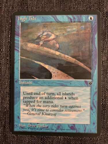High Tide (Tucker)- MP - Fallen Empires - MTG Magic The Gathering - Picture 1 of 2