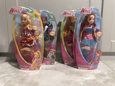 Winx Club City Style Doll lot of 4