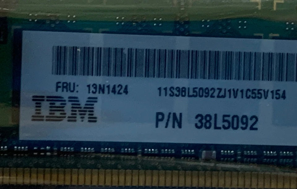 ELPIDA 512Mb 1Rx8 PC2-3200R-33 EBE51RD8ABFA-4A-E  IBM: 13N1424 - Image 3 of 4