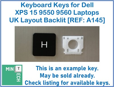 Tastatur Ersatz Tasten für Dell XPS 15 9550 9560 Laptops UK Layout Hintergrundbeleuchtung