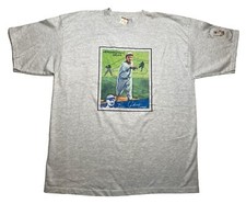 Jerome Dizzy Dean Baseball Card Men’s XL  Vintage T-Shirt NWT Gray