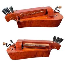 6 strings 23 keys Hurdy Gurdy vielle,Maple wood, Pretty color, good soud