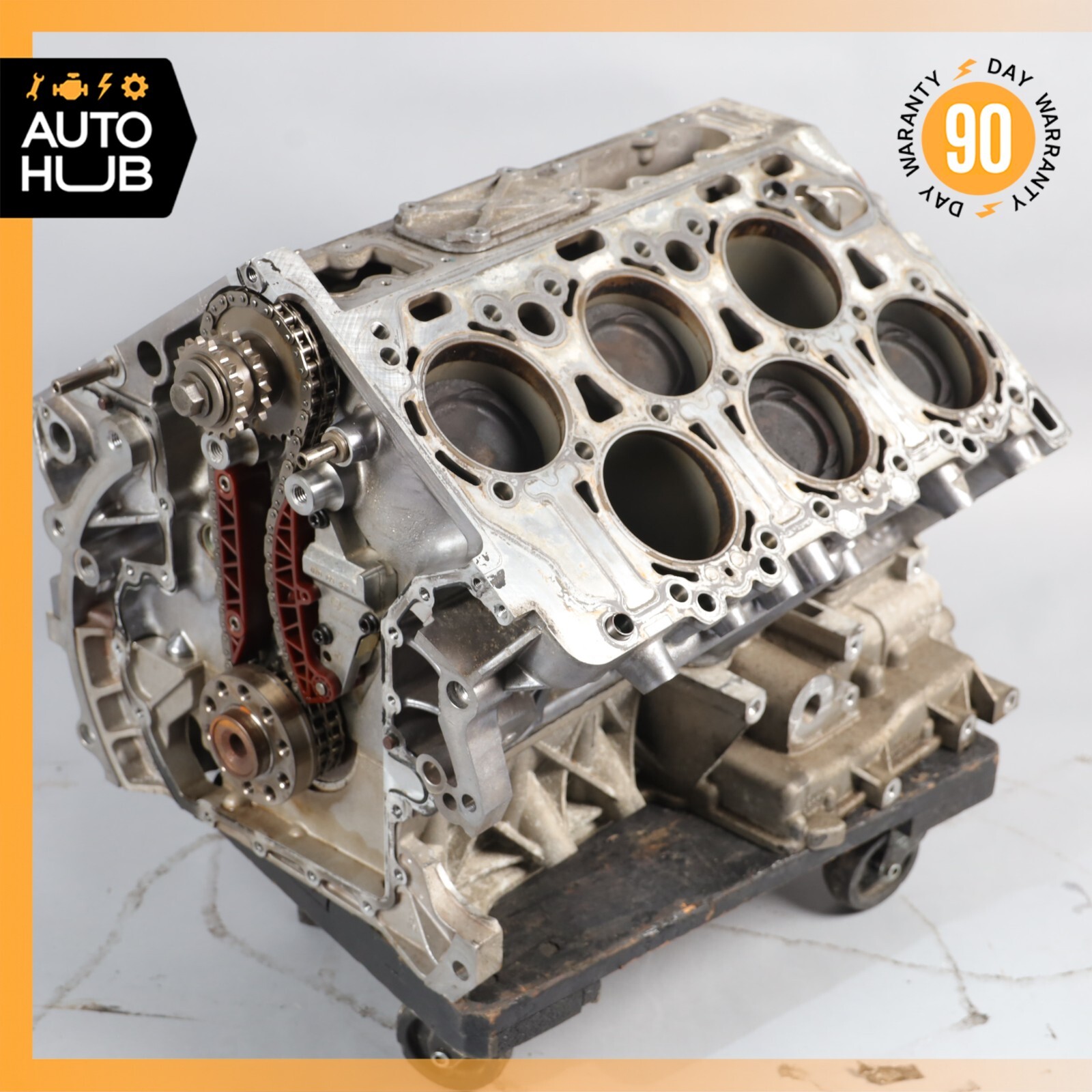 03-13 Bentley Continental Flying Spur GT 6.0L Engine Motor Block OEM