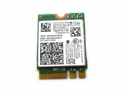 Lenovo Killer 1550I: Scheda Di Rete Wireless Interna, Modello 02HK708, Aperta Ma Mai Usata, Perfetta Per Potenziare Il Tuo Portatile. - Foto 4