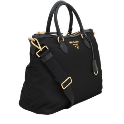 Prada 1BH191V7NO2DKVF0632 関税送料込 PRADA Bag 2WAY Tote Bag Nylon Black 1BC060 #087 for sale