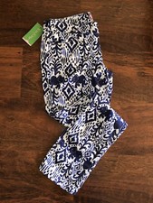 Lilly Pulitzer 2 Elephants TONS OF FUN CALLAHAN PANTS Navy Chino Twill 31" NWT