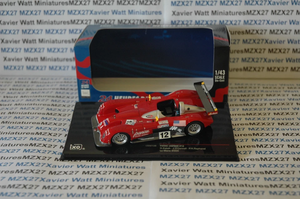 Ixo Auto 24 Ore Di Le Mans 1/43 Panoz Lmp900 #12 H. Katoh - J. O'Connel 2000 - Immagine 2 di 2