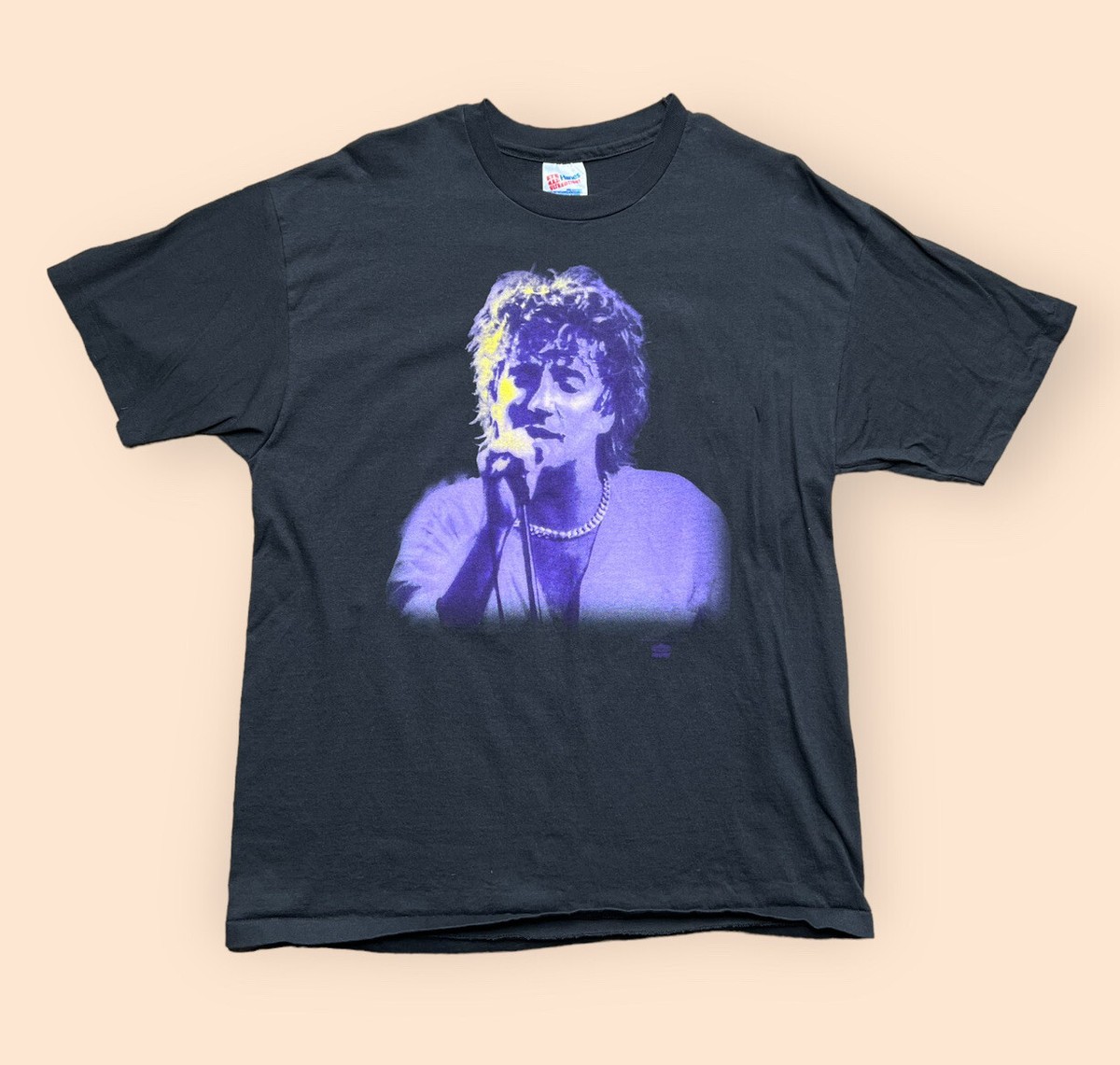 Vintage Rod Stewart T Shirt 1990s Unplugged Tour Men