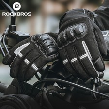 Winter Cycling Motorcycle Gloves Warm Touchscreen Full Finger Hard Shell Gloves
