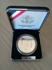 1 DOLLARO USA  ARGENTO WORLD CUP 94