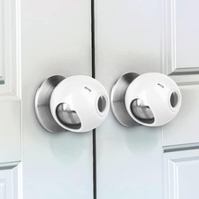 Cerraduras para Perillas de Puerta a Prueba de Ninos Paquete de 6 Unidades