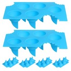  6 Pcs Creative Ice Grid Cartoon Shape Tray Freezer Food Block Maker