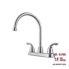 Pfirst Series Kitchen Sink Faucet 2-Handle High Arc 3 1.75 GALLONS PER MINUTE