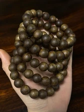 Wild Kynam Agarwood 12mm Bracelet | 100% Naturally Cultivated | Strong Scents
