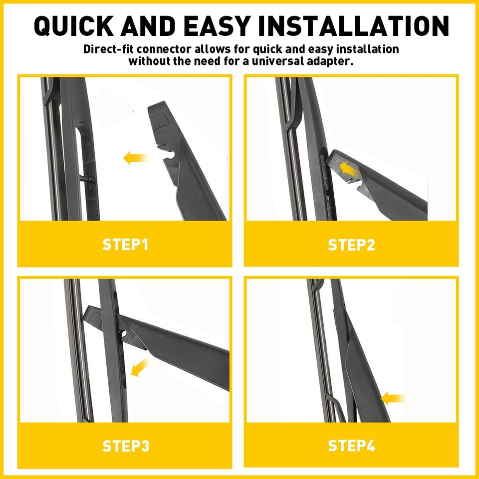 Fit 2003-2008 Toyota Matrix US Rear Windshield Wiper Arm & Blade Kit ...