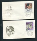 CZECHOSLOVAKIA 1972  lot of 4 covers  stamped  F.D.C. not travelled