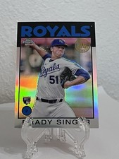 2021 Topps Chrome - 1986 Topps Baseball Brady Singer #86BC-25 (RC)