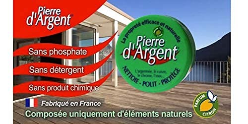 Pierre d'argile de 500g nettoyant naturel multi-usages avec maxi éponge - 2