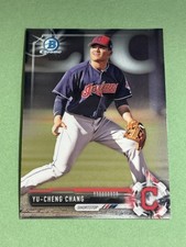 Yu-Cheng Chang 2017 Bowman Draft Chrome Cleveland Indians #BDC-7 W397