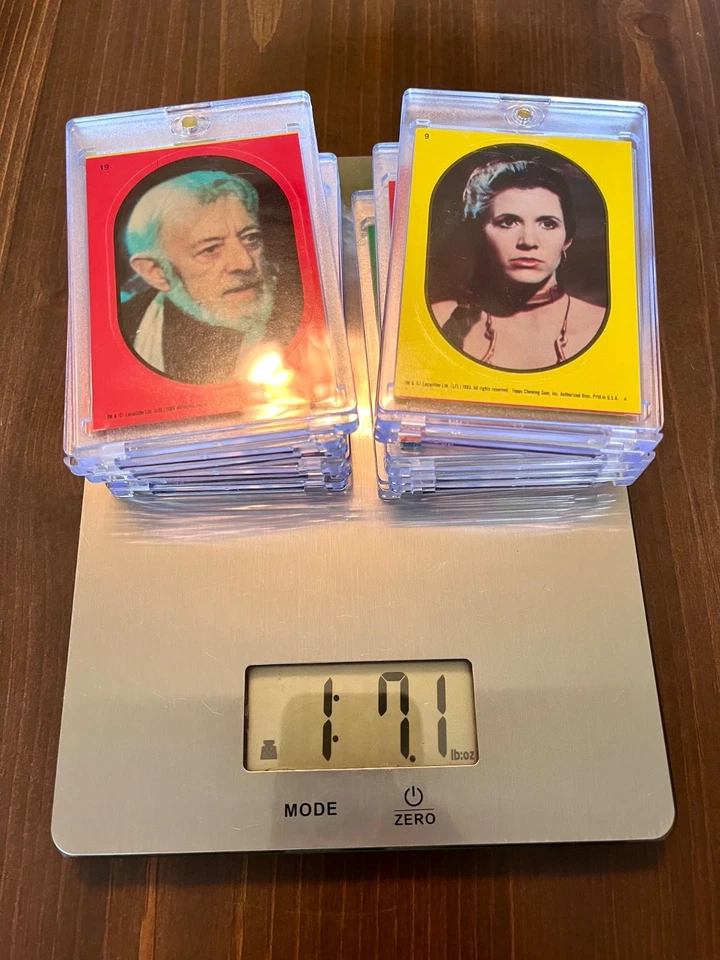 1983 Topps Star Wars Return Of The Jedi 12 conjunto de adesivos - Imagem 3 de 3