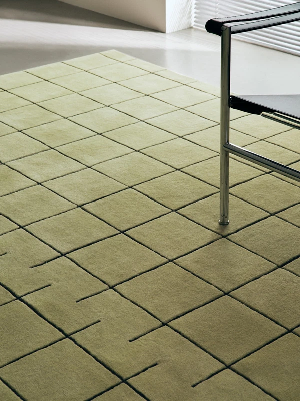 Pistachio Black Hand-Tufted NZ Wool Area Rug