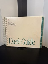 Vintage 1991 Macintosh LC Users Guide Spiral ...