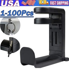 Rotating Headphone Stand Gaming Headset Holder Adjustable Under Desk Hanger Lot