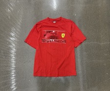 2000s Vintage Ferrari Racing Formula One T-Shirt L Red
