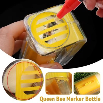 1x Queen Bee Marker Bottle Bee Catcher Handed Marking Bottle Beekeeping Tools