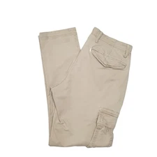 Mens Gap Combat Pants Beige Cargo Cotton Trousers W32 L31