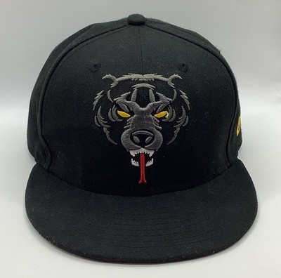 Mishka Death Adders NY Embroidered Fitted Hat 7  Faux Snake Skin Bill MNWKA Cap 