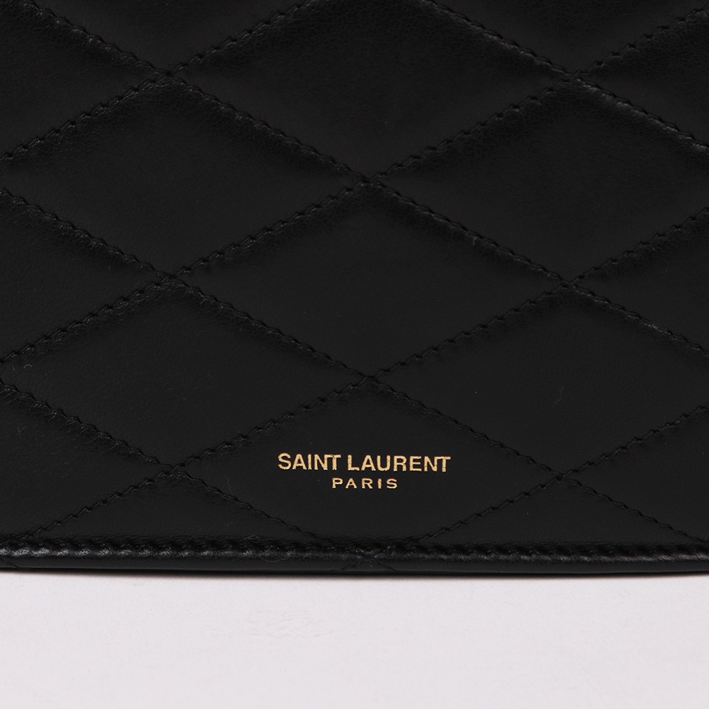 Saint Laurent LE MAILL Borsa a catena trapuntata nera 672671 135631259