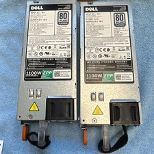 Lot of 2 Dell 1100W 80 Plus Platinum Server Power Supply L1100E-S1 0CMPGM
