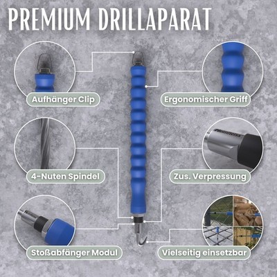 Produktbild von Heimfleiss Drillapparat DA3 – Drahtdriller Für Betonbindedraht, Ösendraht, Rödeldraht, Automatischer Rücklauf