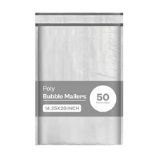 50 Pcs #7 Poly Bubble Padded Envelopes Mailers 14.25 x 20 Shipping Mailing Bags
